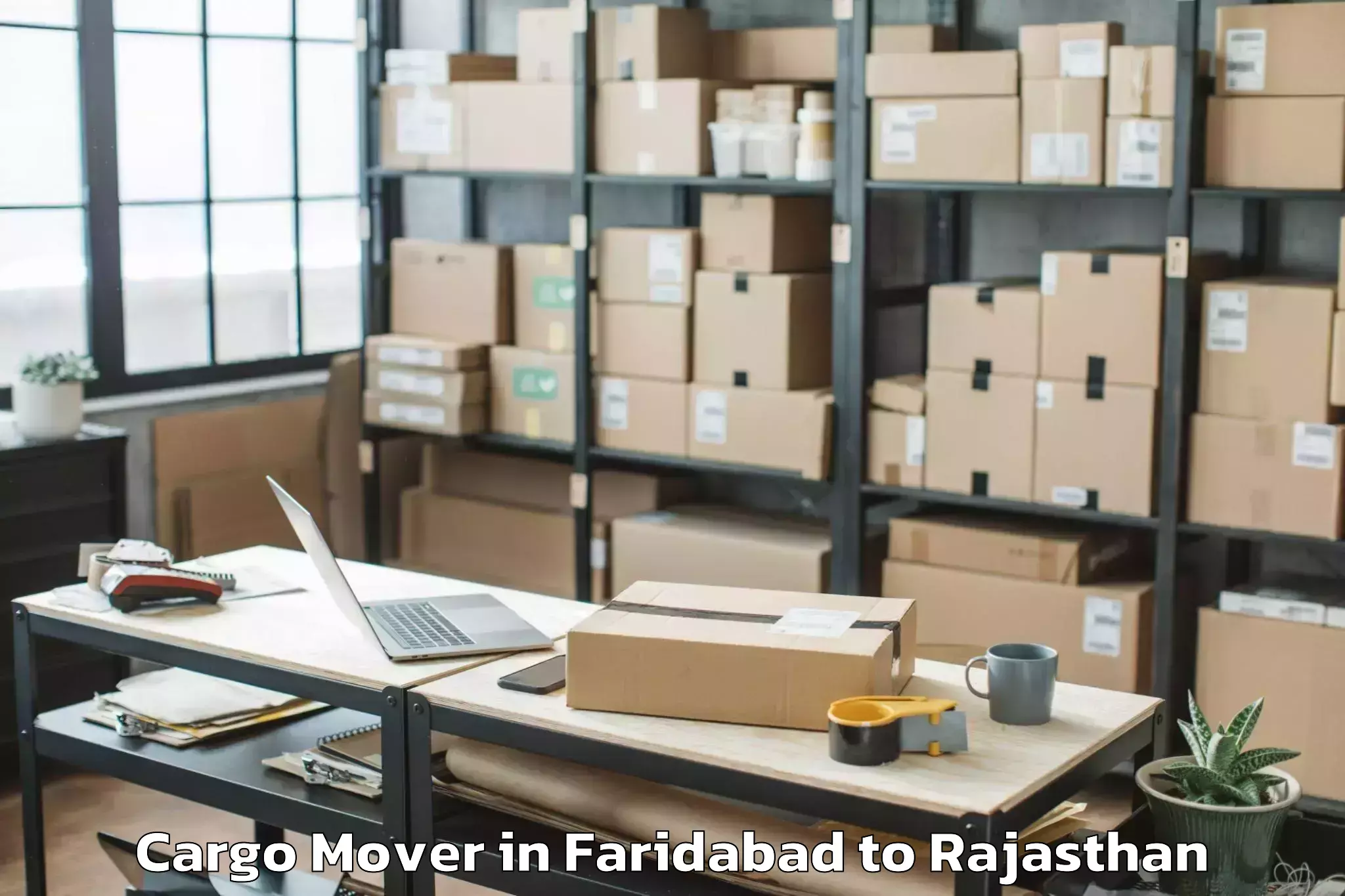 Efficient Faridabad to Chomu Cargo Mover